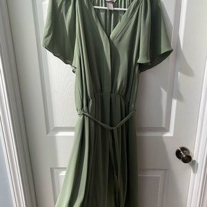 HM Chiffon midi dress
